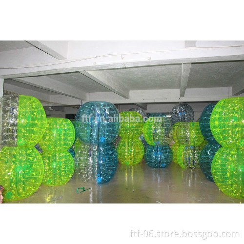 Giant bumper bubble ball football zorb, inflatable belly bumper ball